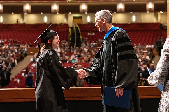 Convocation of the College of Education and Human Development in the I-Center.