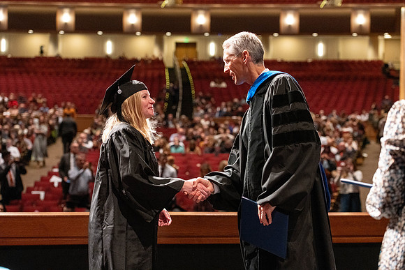 Convocation of the College of Education and Human Development in the I-Center.