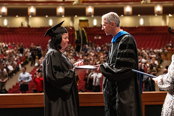 Convocation of the College of Education and Human Development in the I-Center.