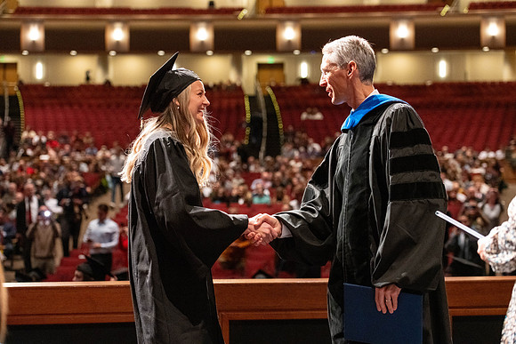 Convocation of the College of Education and Human Development in the I-Center.
