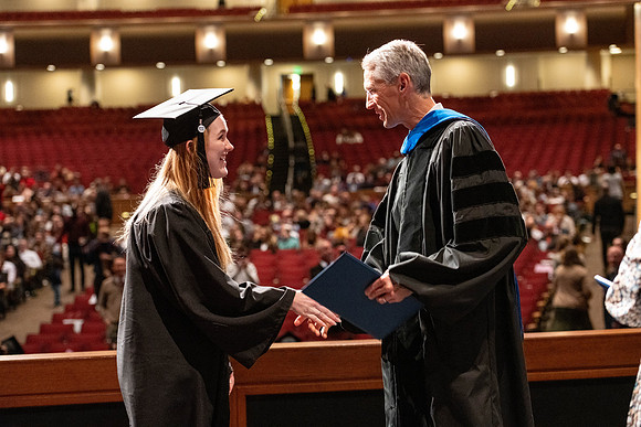 Convocation of the College of Education and Human Development in the I-Center.