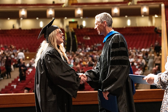 Convocation of the College of Education and Human Development in the I-Center.