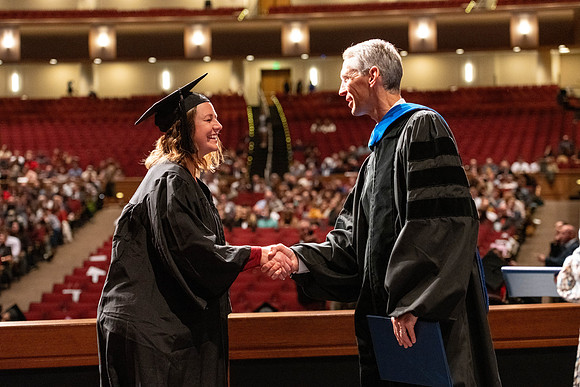 Convocation of the College of Education and Human Development in the I-Center.
