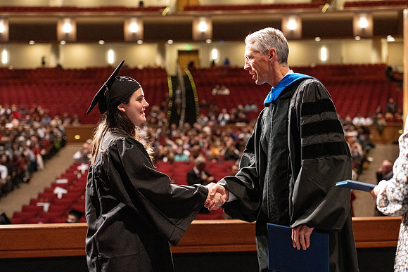 Convocation of the College of Education and Human Development in the I-Center.