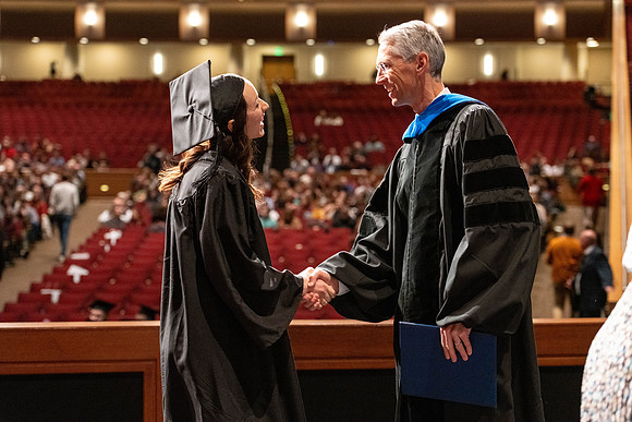 Convocation of the College of Education and Human Development in the I-Center.
