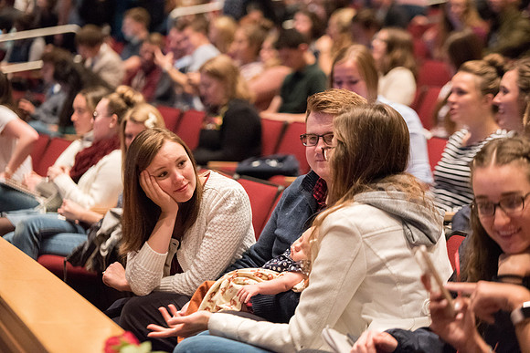 First devotional of Fall semester. Brocasting President Nelson speaks at BYU devotioanl.