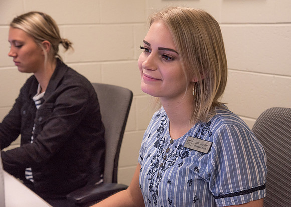 Student Employees in the BYU-Idaho Scheduling Office