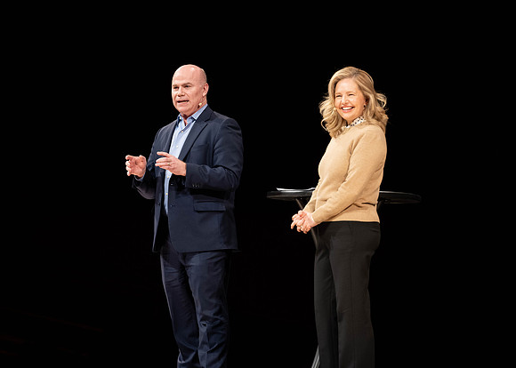 President and Sister Meredith host Date Night at BYUI.