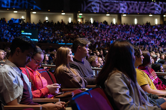 President and Sister Meredith host Date Night at BYUI.