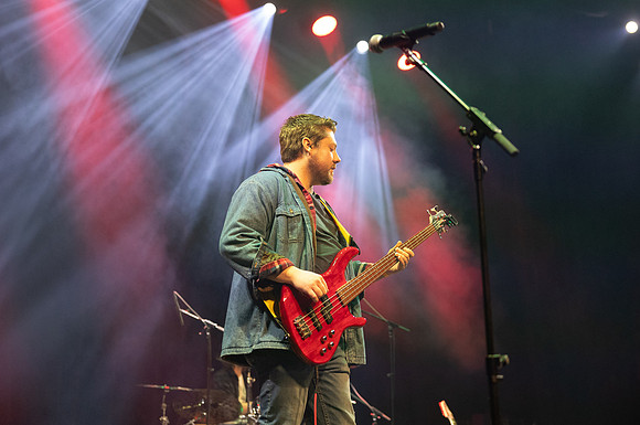 Students performing at Battle of the Bands.
