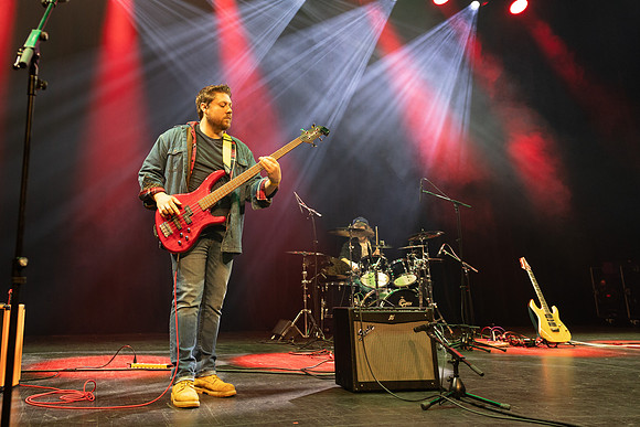 Students performing at Battle of the Bands.