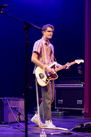 Students performing at Battle of the Bands.