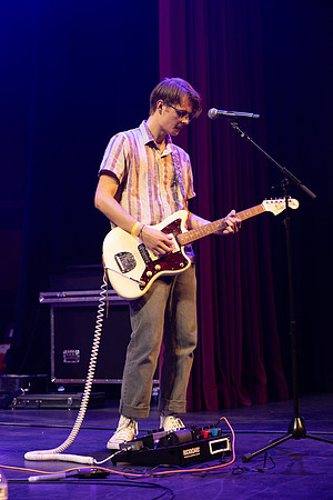 Students performing at Battle of the Bands.