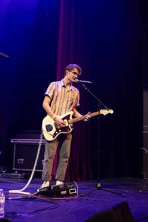 Students performing at Battle of the Bands.