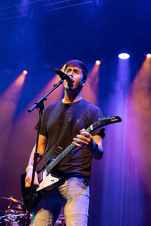 Students performing at Battle of the Bands.