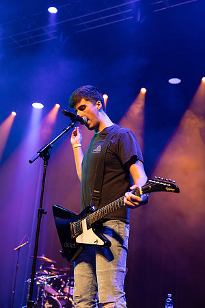 Students performing at Battle of the Bands.