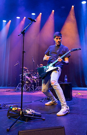 Students performing at Battle of the Bands.