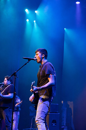 Students performing at Battle of the Bands.