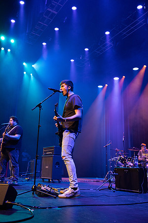 Students performing at Battle of the Bands.