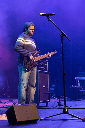 Students performing at Battle of the Bands.