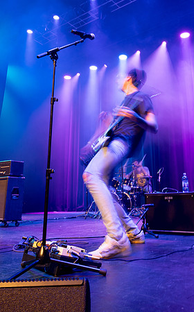 Students performing at Battle of the Bands.