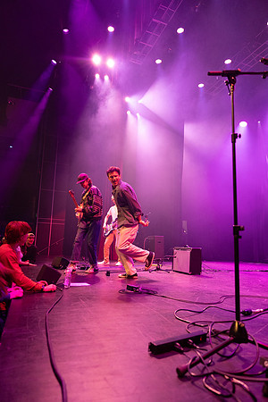 Students performing at Battle of the Bands.