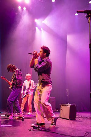 Students performing at Battle of the Bands.