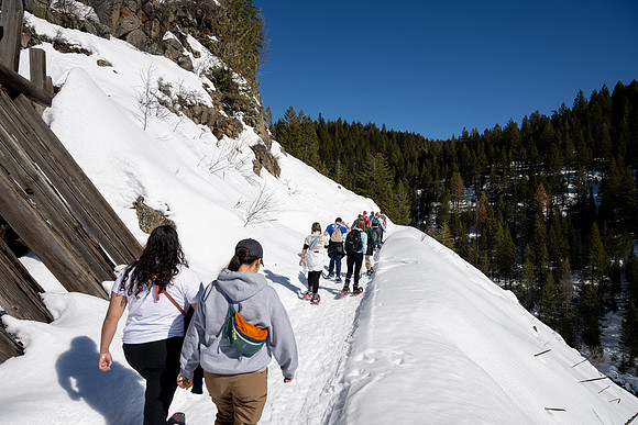 Snowshoeing at Bear Gulch - Mar 2025