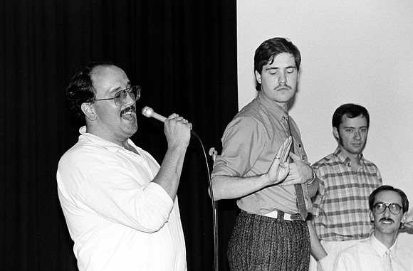 Performance at the Playmill reunion.