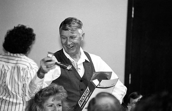 Lynn Benson at the Playmill reunion.