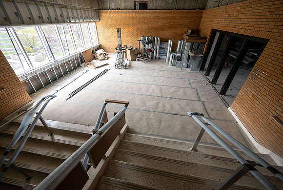 McKay Library Construction Update - Apr 2025