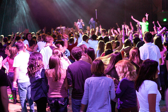 Throughout the semester, dance parties are held in the main gym of the Hart Building. This event was an awesome night of dancing and DJ-ed top 40 music.