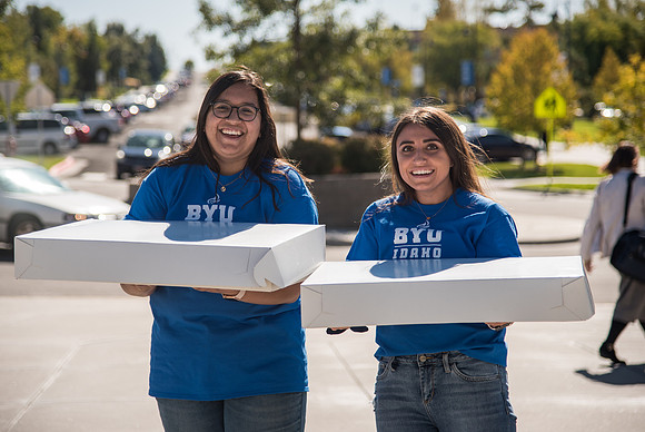 Spirit week photos from BYU-Idaho campus, Fall Semester.