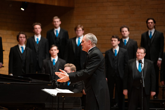Choir students perform at the Winter ChoirFest