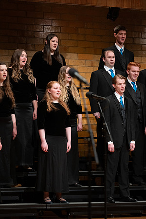 Choir students perform at the Winter ChoirFest