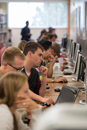 The new semester has begun at BYU-Idaho and students are already getting into the school spirit.