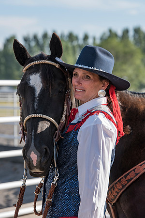Julie Lee is an Americana horseback rider and has been affiliated with teaching at BYU-Idaho.