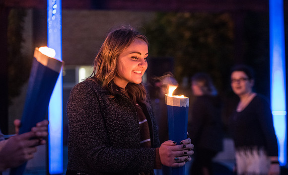 Spirit Week Torch LIghting - Oct 2019