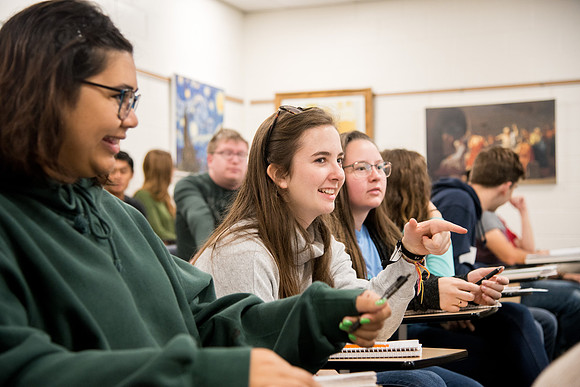 Humanities Class- West culture taught by Brother Charles Stratford