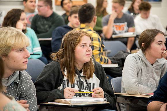 Humanities Class- West culture taught by Brother Charles Stratford