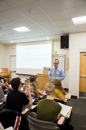 Humanities Class- West culture taught by Brother Charles Stratford
