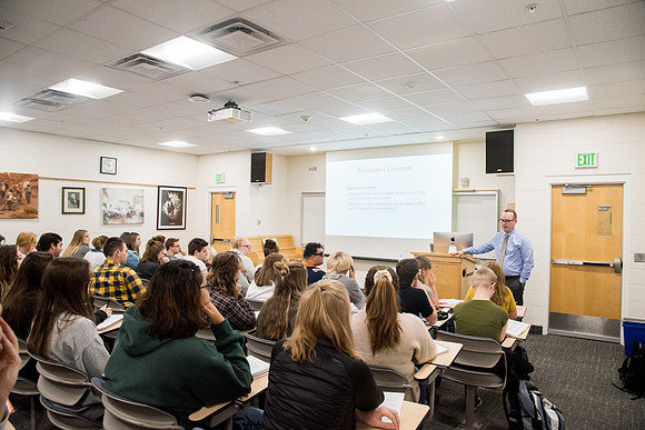 Humanities Class- West culture taught by Brother Charles Stratford