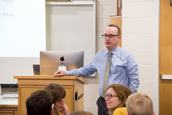 Humanities Class- West culture taught by Brother Charles Stratford