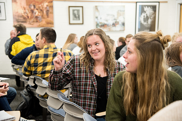 Humanities Class- West culture taught by Brother Charles Stratford