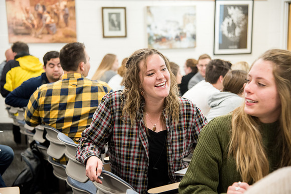 Humanities Class- West culture taught by Brother Charles Stratford
