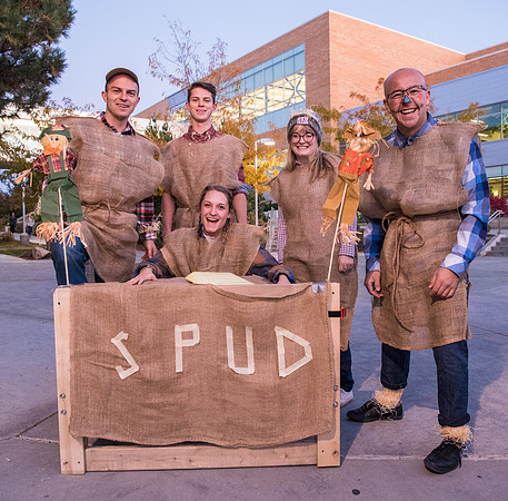The Chariot Race was held in between the I-Center and the Manwaring student center as part of the Spirit Week celebrations. Fall Semester.
