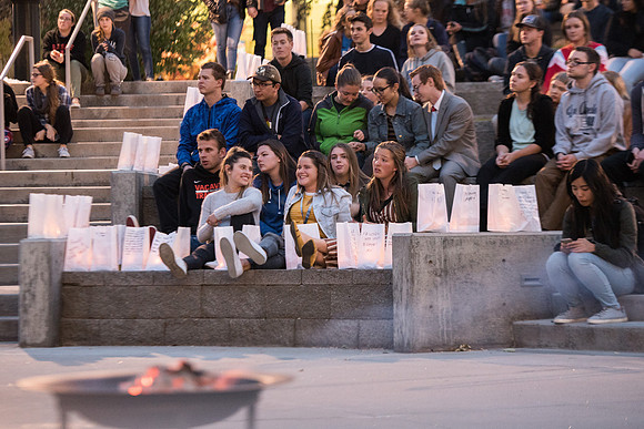 BYU-Idaho Spirit Week Activities. Torch Lighting. Fall Semester