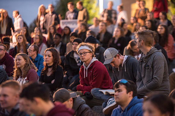 BYU-Idaho Spirit Week Activities. Torch Lighting. Fall Semester
