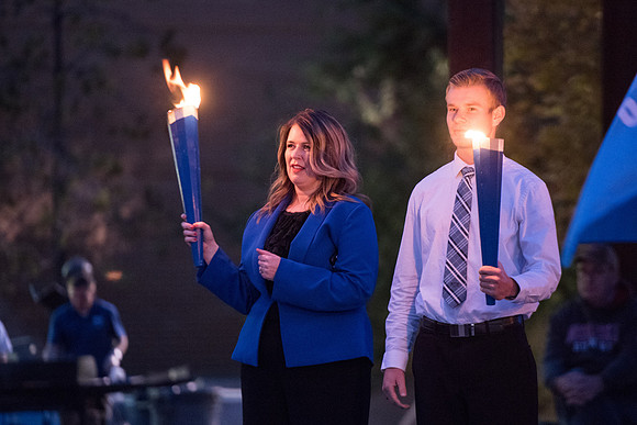 BYU-Idaho Spirit Week Activities. Torch Lighting. Fall Semester
