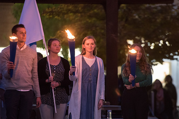 BYU-Idaho Spirit Week Activities. Torch Lighting. Fall Semester